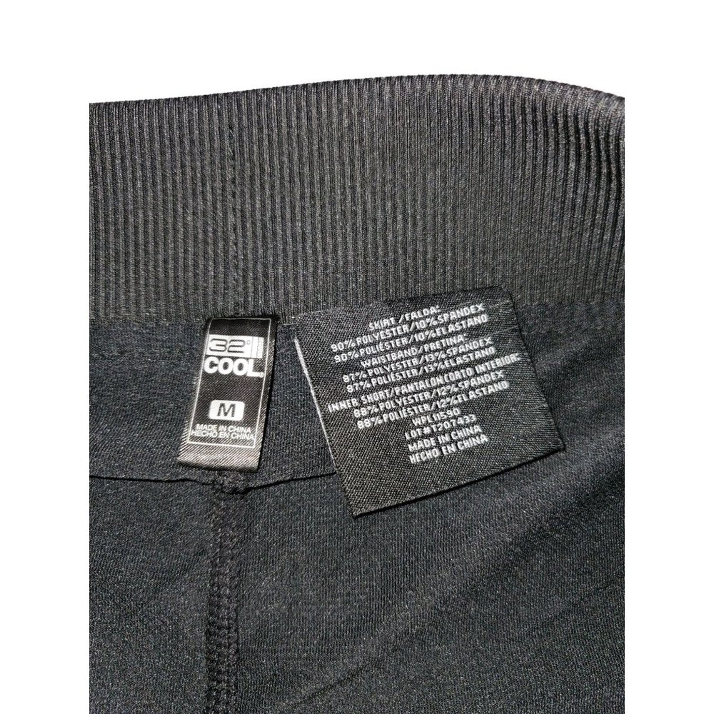 NWT 32 Degrees Cool Skort Black Pockets Size Medium 1025 - Picture 9 of 9